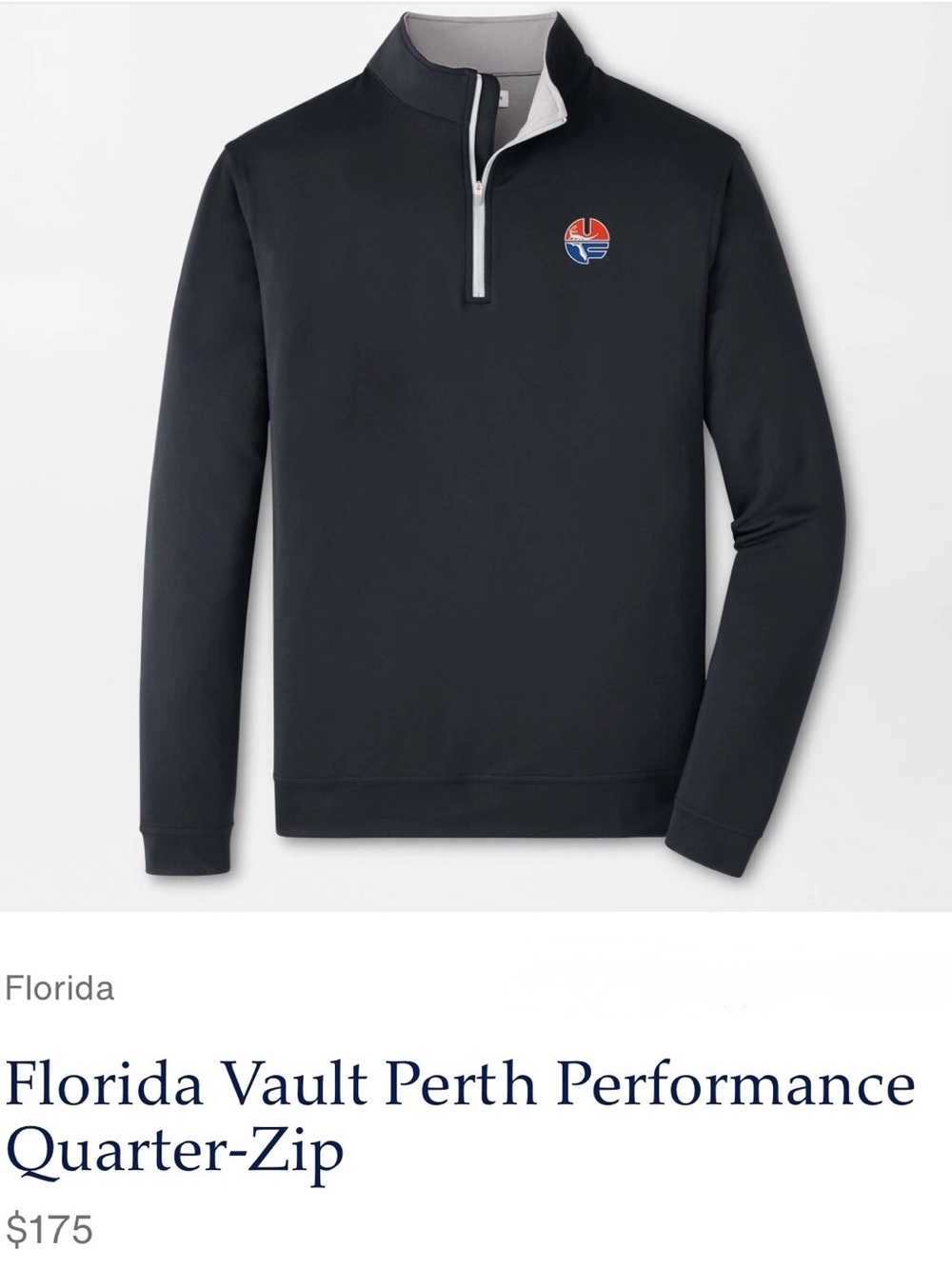 PETER MILLAR Florida Vault Perth Performance Quarter-Zip